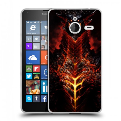 Дизайнерский пластиковый чехол для Microsoft Lumia 640 XL World of warcraft