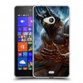 Дизайнерский пластиковый чехол для Microsoft Lumia 540 World of warcraft