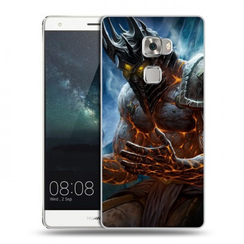 Дизайнерский пластиковый чехол для Huawei Mate S World of warcraft