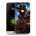 Дизайнерский пластиковый чехол для LG G5 World of warcraft