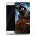 Дизайнерский пластиковый чехол для Huawei P9 Plus World of warcraft