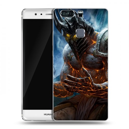 Дизайнерский пластиковый чехол для Huawei P9 Plus World of warcraft