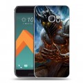 Дизайнерский пластиковый чехол для HTC 10 World of warcraft