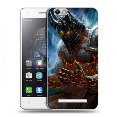 Дизайнерский силиконовый чехол для Lenovo Vibe C World of warcraft