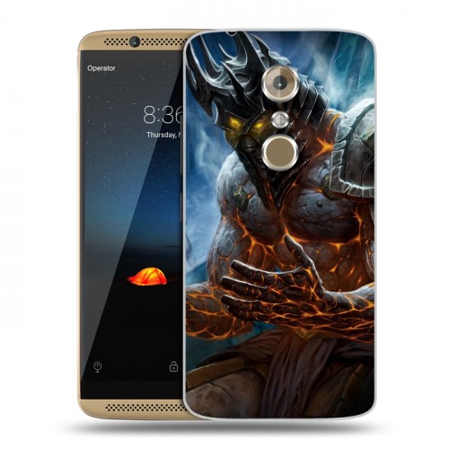 Дизайнерский пластиковый чехол для ZTE Axon 7 World of warcraft