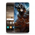 Дизайнерский пластиковый чехол для Huawei Mate 9 World of warcraft