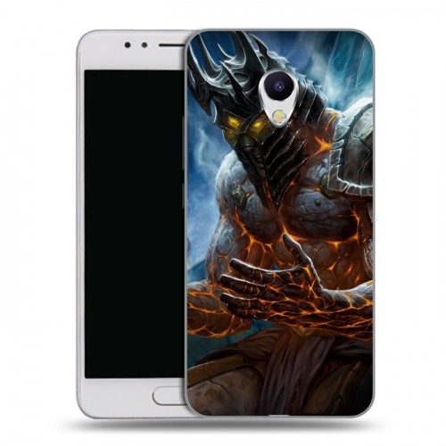 Дизайнерский силиконовый чехол для Meizu M5s World of warcraft