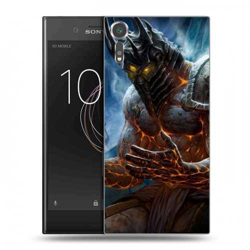 Дизайнерский пластиковый чехол для Sony Xperia XZs World of warcraft