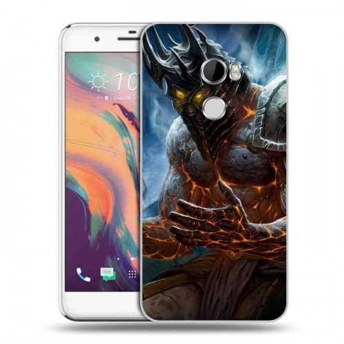 Дизайнерский пластиковый чехол для HTC One X10 World of warcraft