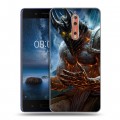 Дизайнерский пластиковый чехол для Nokia 8 World of warcraft