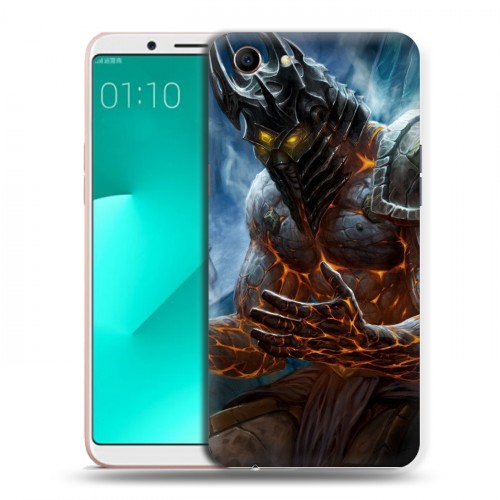 Дизайнерский пластиковый чехол для OPPO A83 World of warcraft