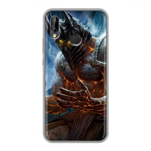 Дизайнерский силиконовый чехол для Huawei P20 Lite World of warcraft