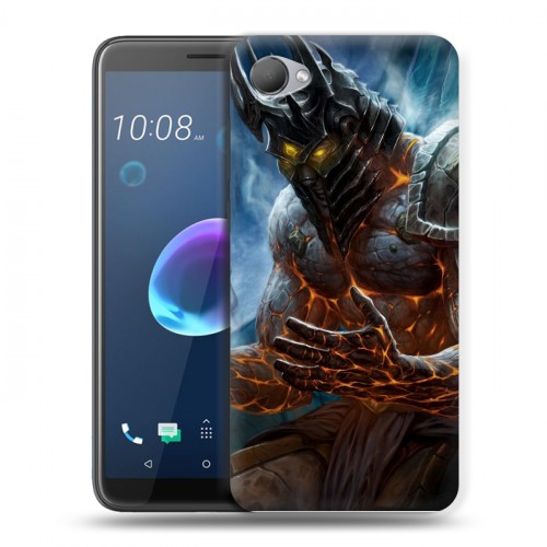 Дизайнерский пластиковый чехол для HTC Desire 12 World of warcraft