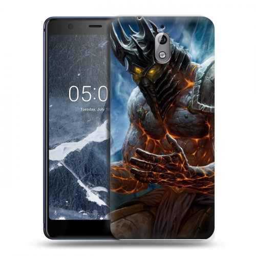 Дизайнерский пластиковый чехол для Nokia 3.1 World of warcraft