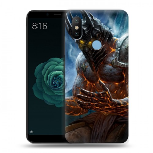 Дизайнерский силиконовый чехол для Xiaomi Mi A2 World of warcraft