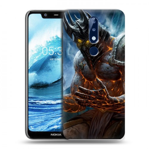 Дизайнерский силиконовый чехол для Nokia 5.1 Plus World of warcraft