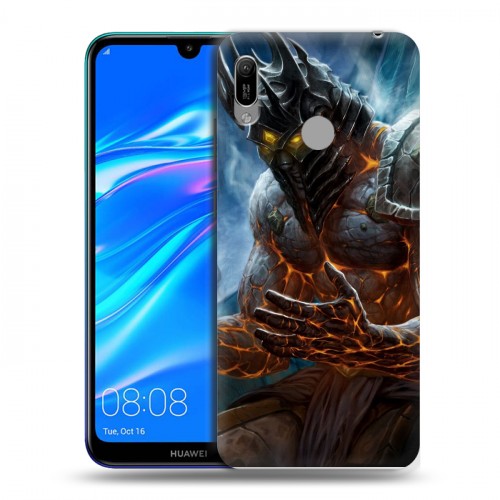 Дизайнерский пластиковый чехол для Huawei Y6 (2019) World of warcraft