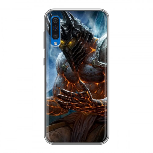 Дизайнерский силиконовый чехол для Samsung Galaxy A50 World of warcraft