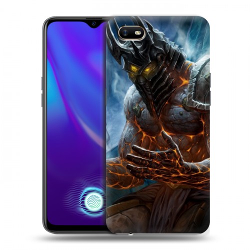 Дизайнерский силиконовый с усиленными углами чехол для OPPO A1k World of warcraft