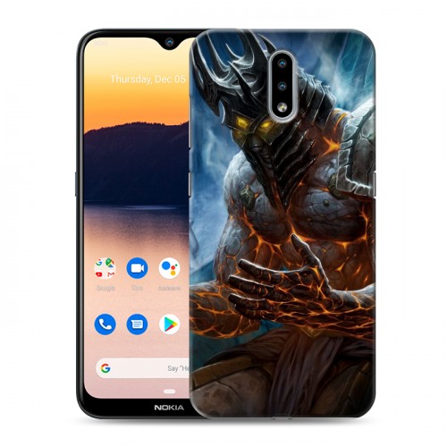 Дизайнерский пластиковый чехол для Nokia 2.3 World of warcraft