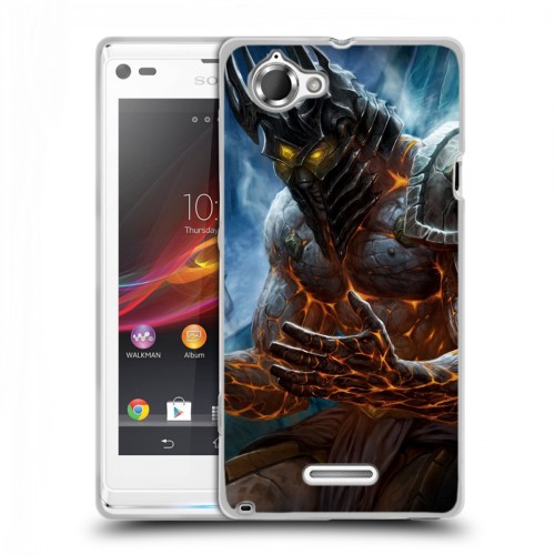 Дизайнерский пластиковый чехол для Sony Xperia L World of warcraft