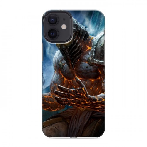 Дизайнерский пластиковый чехол для Iphone 12 Mini World of warcraft