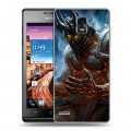 Дизайнерский пластиковый чехол для Huawei Ascend P1 World of warcraft