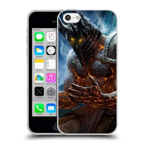 Дизайнерский пластиковый чехол для Iphone 5c World of warcraft