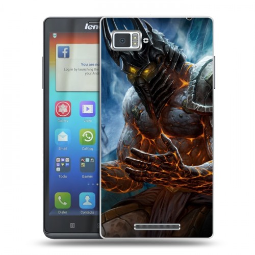 Дизайнерский пластиковый чехол для Lenovo Vibe Z World of warcraft