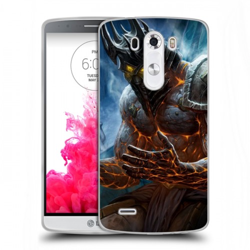 Дизайнерский силиконовый чехол для LG G3 (Dual-LTE) World of warcraft