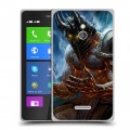 Дизайнерский силиконовый чехол для Nokia XL World of warcraft