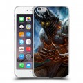 Дизайнерский силиконовый чехол для Iphone 6 Plus/6s Plus World of warcraft