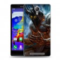 Дизайнерский пластиковый чехол для Lenovo P90 World of warcraft