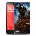 Дизайнерский силиконовый чехол для Xiaomi RedMi Note World of warcraft