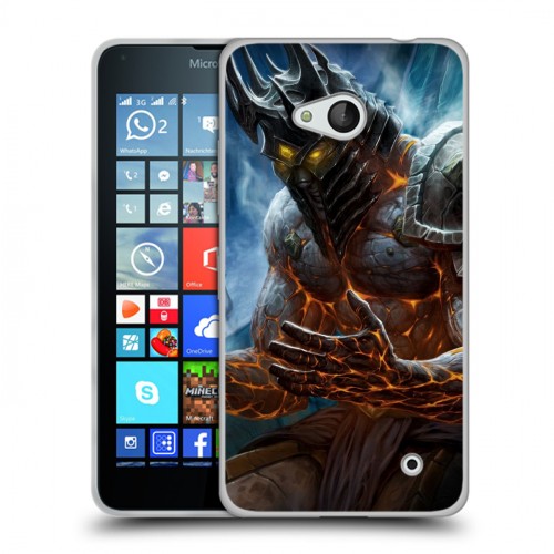 Дизайнерский пластиковый чехол для Microsoft Lumia 640 World of warcraft