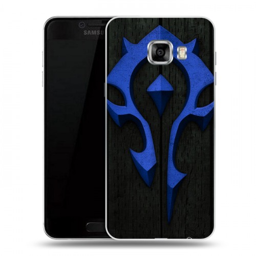 Дизайнерский пластиковый чехол для Samsung Galaxy C5 World of warcraft