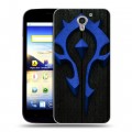 Дизайнерский пластиковый чехол для ZTE Blade A510 World of warcraft