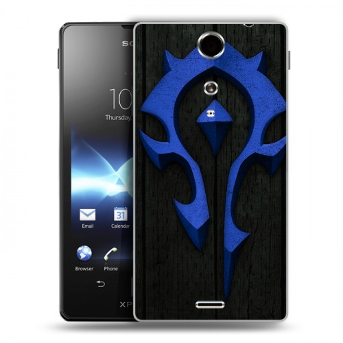 Дизайнерский пластиковый чехол для Sony Xperia TX World of warcraft