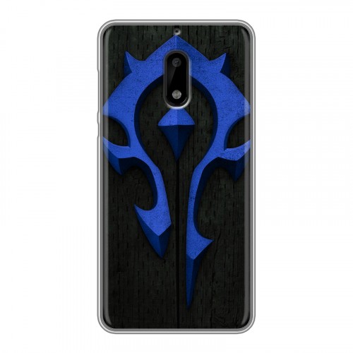 Дизайнерский пластиковый чехол для Nokia 6 World of warcraft