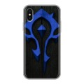 Дизайнерский силиконовый чехол для Iphone x10 World of warcraft