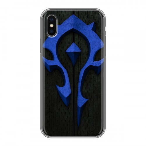 Дизайнерский силиконовый чехол для Iphone x10 World of warcraft