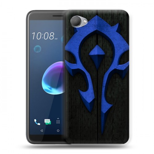 Дизайнерский пластиковый чехол для HTC Desire 12 World of warcraft