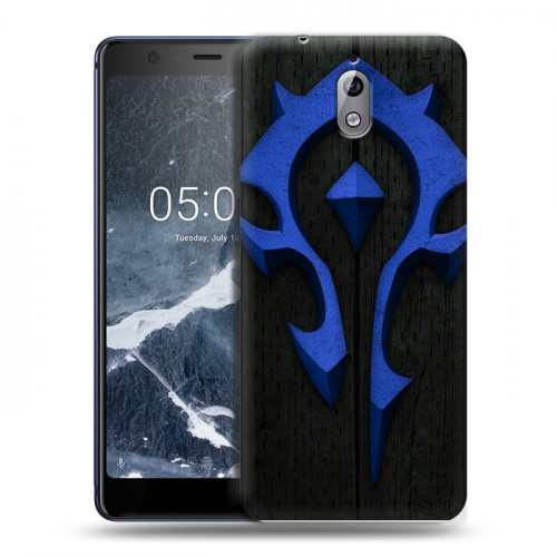 Дизайнерский пластиковый чехол для Nokia 3.1 World of warcraft