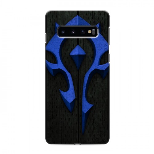 Дизайнерский силиконовый чехол для Samsung Galaxy S10 World of warcraft