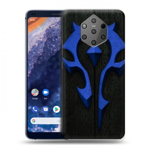 Дизайнерский силиконовый чехол для Nokia 9 PureView World of warcraft