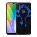 Дизайнерский пластиковый чехол для Huawei Y6p World of warcraft