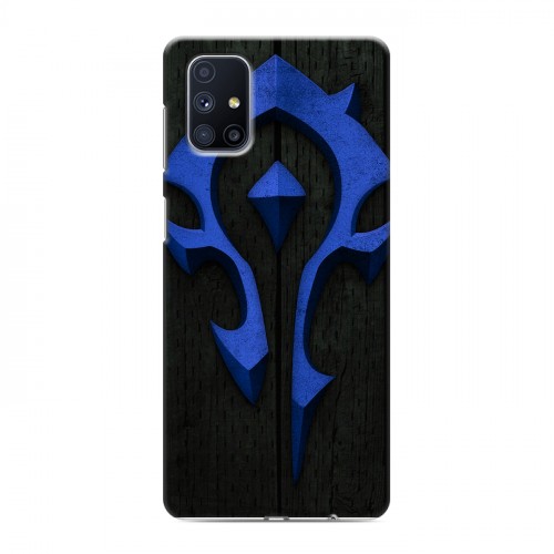 Дизайнерский пластиковый чехол для Samsung Galaxy M51 World of warcraft