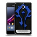 Дизайнерский силиконовый чехол для Sony Xperia E1 World of warcraft