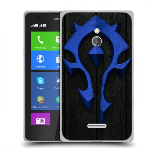 Дизайнерский силиконовый чехол для Nokia XL World of warcraft