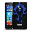 Дизайнерский пластиковый чехол для Microsoft Lumia 435 World of warcraft